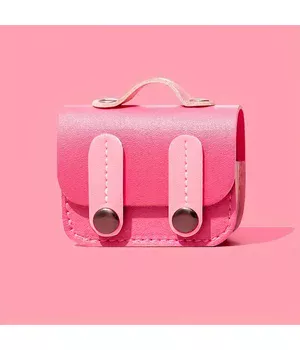 Шкіряний футляр Briefcase для навушників AirPods 3 Pink