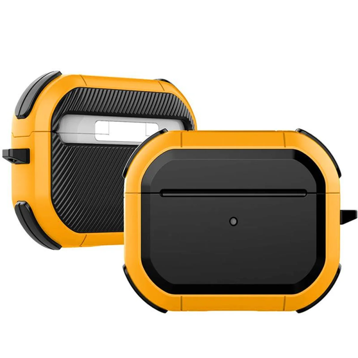 Футляр противоударный Black ed. для наушников Airpods 4 Yellow