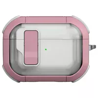 Футляр протиударний Locking Button для навушників Airpods Pro 2 / Pro Pink