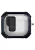 Футляр протиударний Locking Button для навушників Airpods 4 Blue
