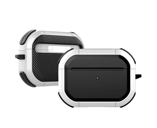 Футляр противоударный Black ed. для наушников Airpods Pro 3 White