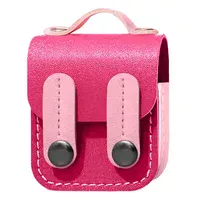 Кожаный футляр Briefcase для наушников AirPods 1/2 Pink
