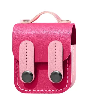 Кожаный футляр Briefcase для наушников AirPods 1/2 Pink