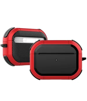 Протиударний футляр Black ed. для навушників Airpods Pro Red