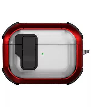 Протиударний футляр Locking Button для навушників Airpods Pro Red