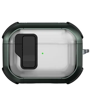 Футляр протиударний Locking Button для навушників Airpods Pro 2 / Apple Green