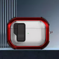 Футляр протиударний Locking Button для навушників Airpods Pro 3 Red