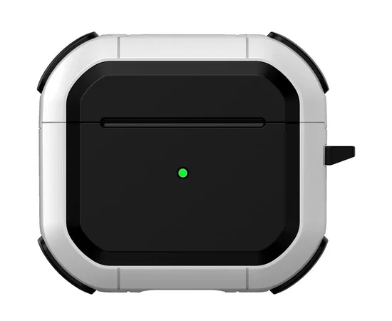Футляр противоударный Black ed. для наушников Airpods 4 White