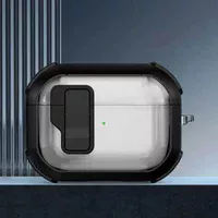 Футляр протиударний Locking Button для навушників Airpods Pro 2 / Pro Black