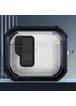 Футляр протиударний Locking Button для навушників Airpods 4 Blue