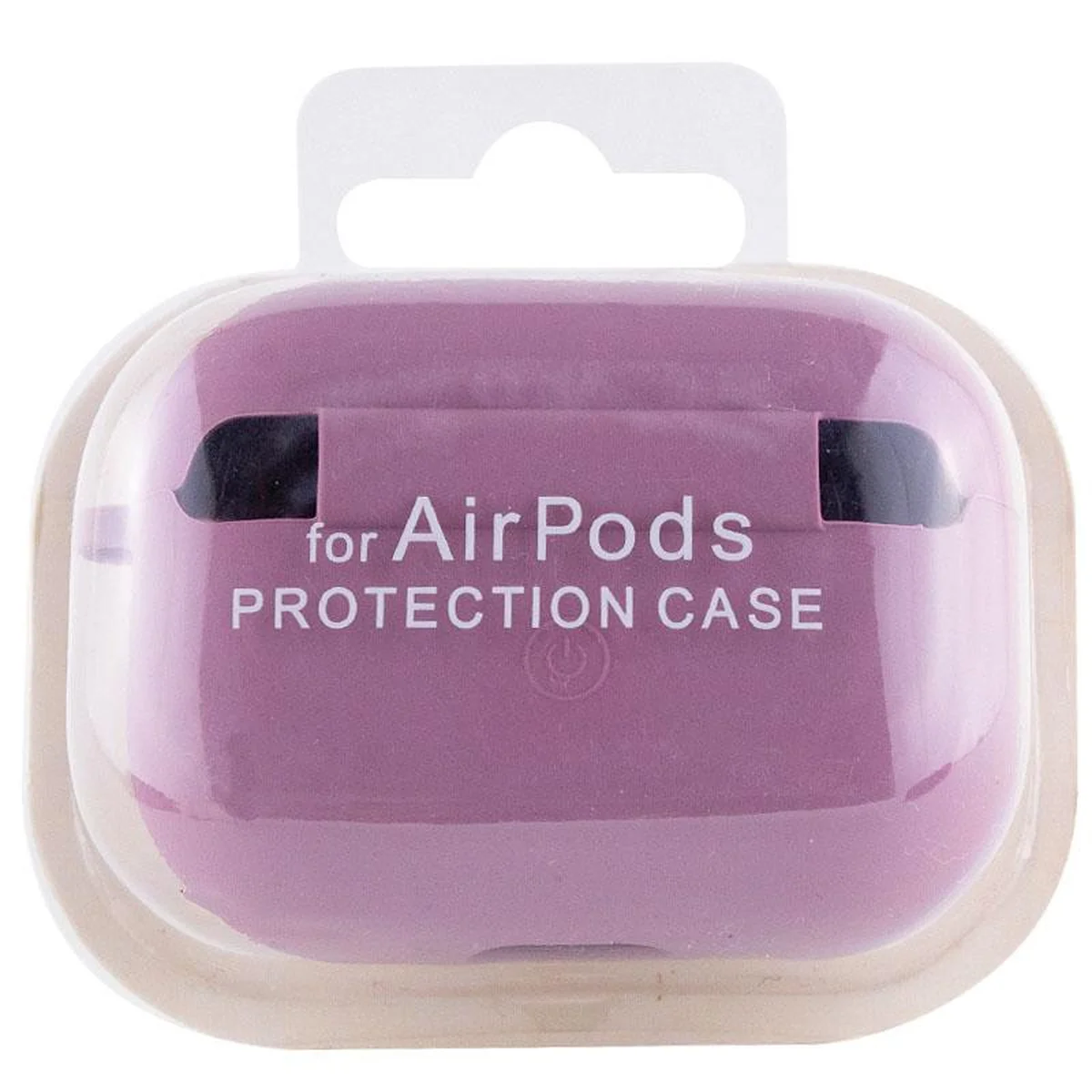 Силіконовий футляр з мікрофіброю для навушників Airpods Pro 3 Ліловий / Lilac Pride