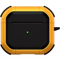 Протиударний футляр Black ed. для навушників Airpods Pro 3 Yellow