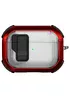 Футляр противоударный Locking Button для наушников Airpods Pro 3 Red