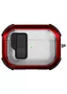 Футляр противоударный Locking Button для наушников Airpods Pro 3 Red