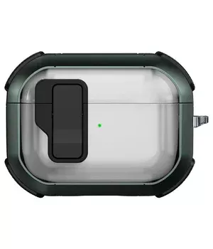 Футляр протиударний Locking Button для навушників Airpods Pro Apple Green
