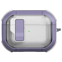 Футляр протиударний Locking Button для навушників Airpods Pro 3 Light Purple