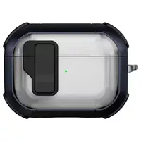 Футляр протиударний Locking Button для навушників Airpods Pro 3 Blue