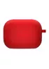 Силіконовий футляр з мікрофіброю для навушників Airpods 4 Червоний / Red