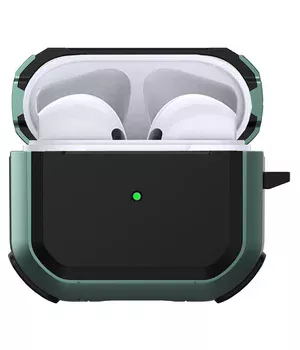 Протиударний футляр Black ed. для навушників Airpods Pro Apple Green