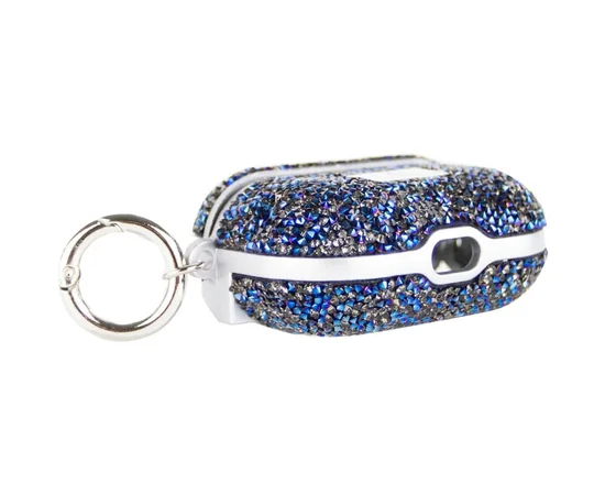 TPU чохол Bling World Rock Diamond для навушників AirPods 4 Синій