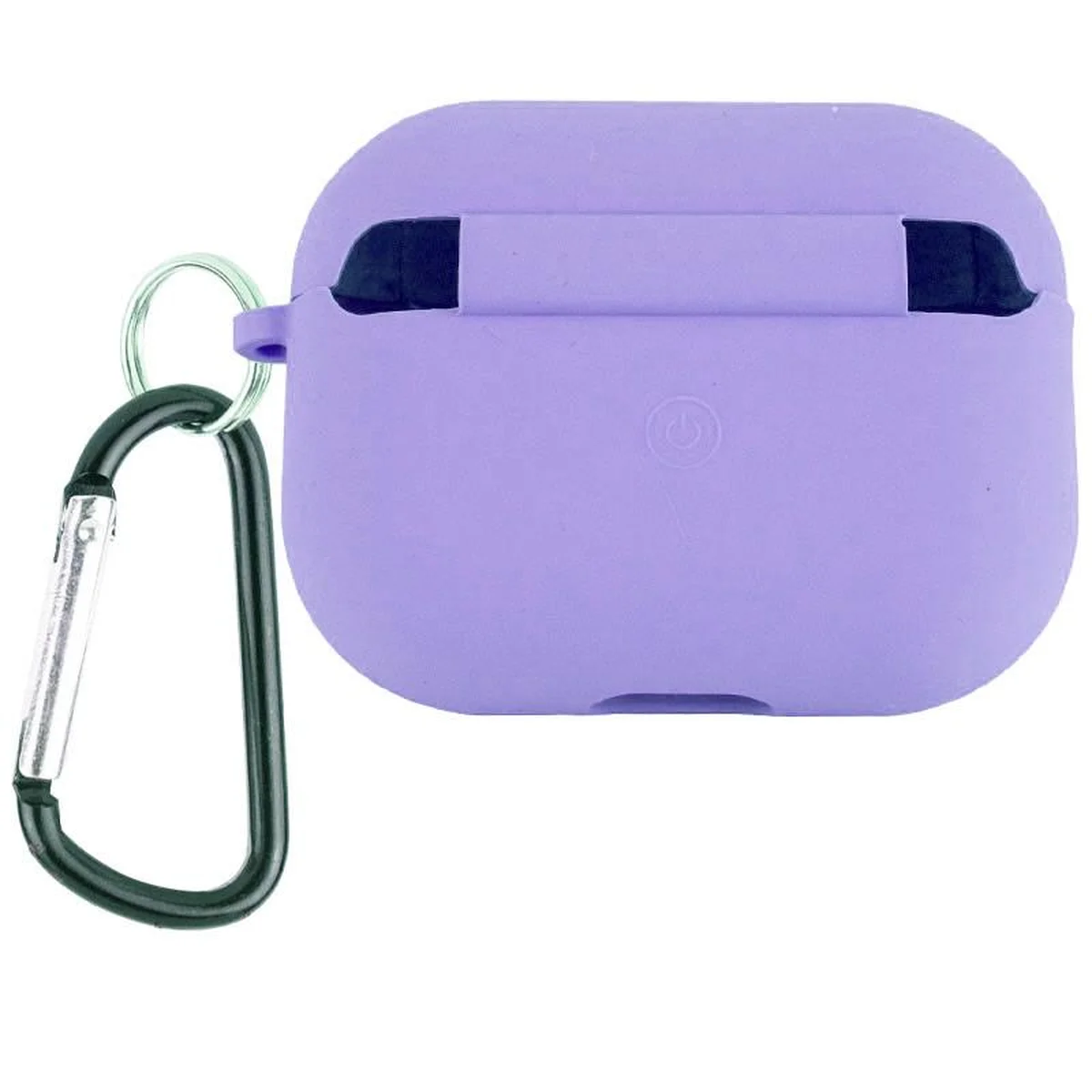 Силіконовий футляр з мікрофіброю для навушників Airpods Pro 3 Бузковий / Dasheen