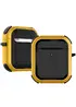Протиударний футляр Black ed. для навушників Airpods 1/2 Yellow
