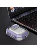 Футляр противоударный Locking Button для наушников Airpods Pro Light Purple