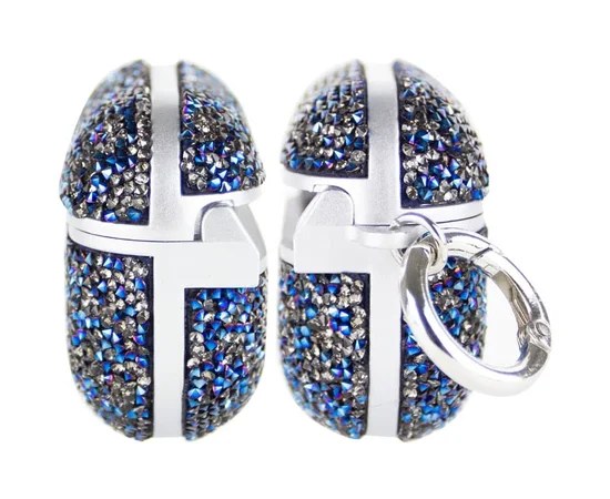 TPU чохол Bling World Rock Diamond для навушників AirPods 4 Синій