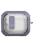 Футляр протиударний Locking Button для навушників Airpods 4 Light Purple