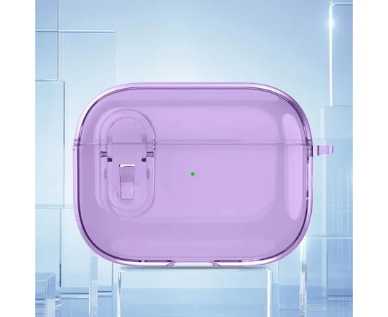 Футляр TPU Colorful для наушников Airpods Pro 2 / Pro Purple