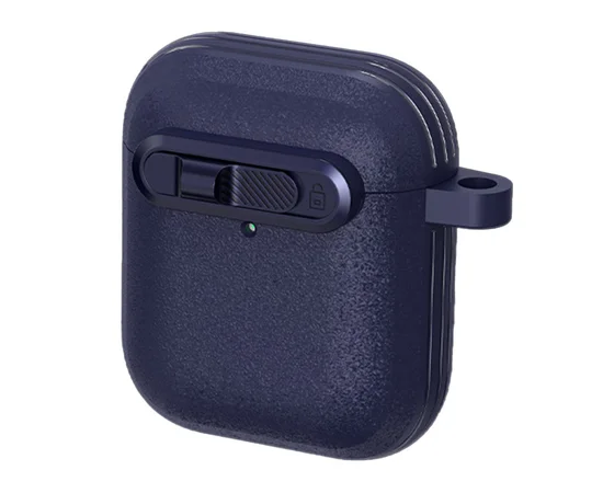 Футляр Frosted для навушників Airpods 1/2 Blue