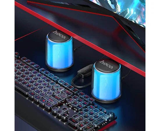 Bluetooth Колонка Hoco BS56 Colorful 2in1 Black