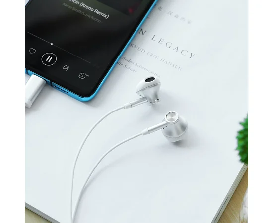 Стерео Наушники Hoco L13 Type-C Белый