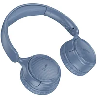 Накладные беспроводные наушники Hoco W66 Wave Blue