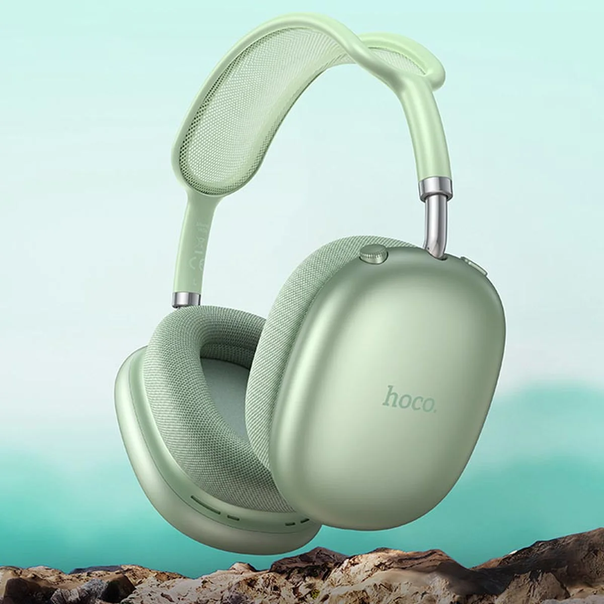 Накладные беспроводные наушники Hoco W55 Pleasing Green