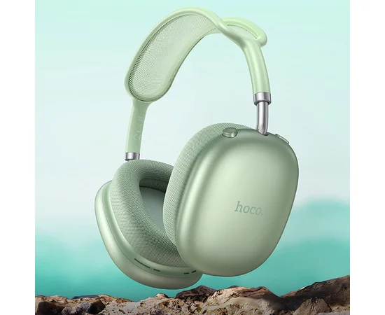 Накладні бездротові навушники Hoco W55 Pleasing Green
