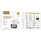 Беспроводные TWS наушники Hoco EW88 Rampino with Touch Screen ANC White