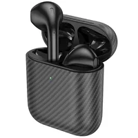 Беспроводные TWS наушники Hoco EW41 Plus (carbon fiber pattern version) Black