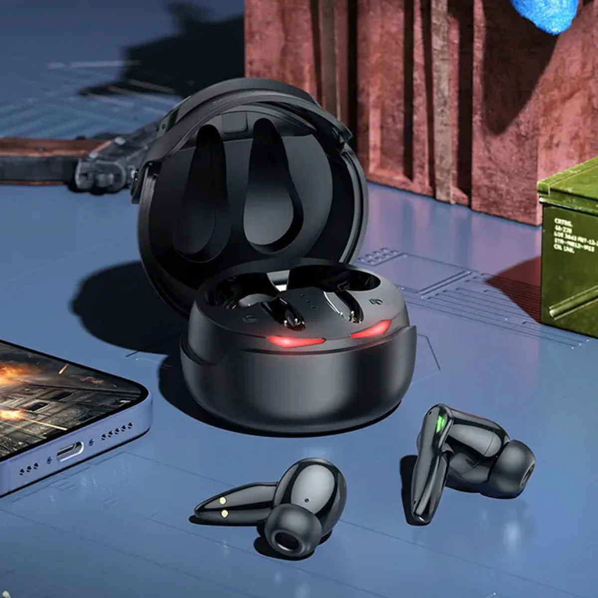 Беспроводные TWS наушники BOROFONE BW57 Mecha Black