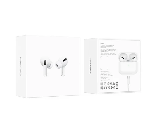 Беспроводные TWS наушники BOROFONE BW80 White
