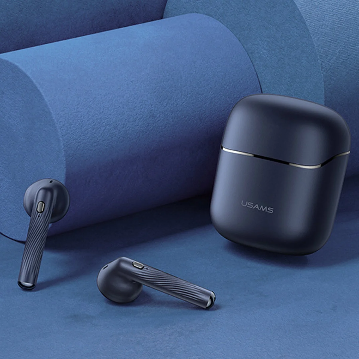 Беспроводные TWS наушники Usams-SY02 BT 5.0 Синий