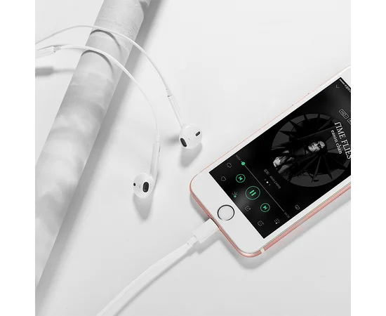 Гарнитура HOCO L7 Plus Lightning bluetooth Белый