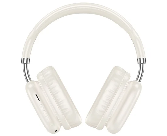 Накладні бездротові навушники Hoco W52 Wonderful Milky White