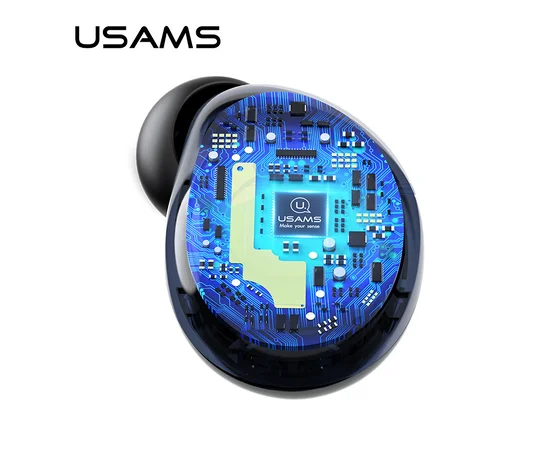 Беспроводные Bluetooth наушники USAMS-LI (сенсорная кнопка) Черный