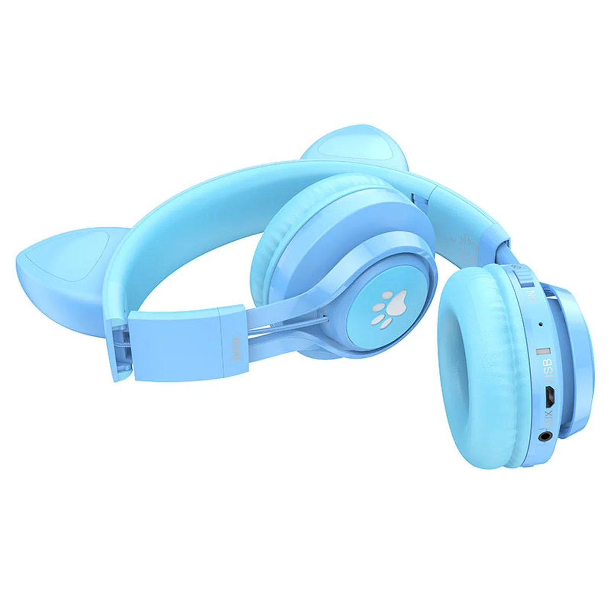 Навушники Hoco W39 Cat ear Blue