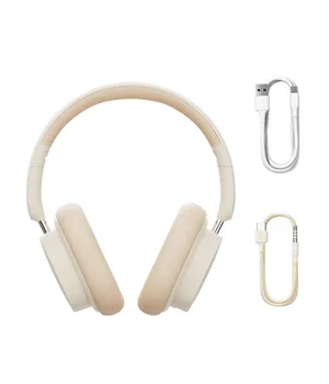 Накладні бездротові навушники Baseus Bowie D05 Wireless Headphones (NGTD02021) Creamy-white