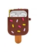 Силиконовый футляр Ice Cream series для наушников AirPods Мороженое на палочке / Коричневый