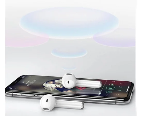 Беспроводные Bluetooth наушники USAMS US-LU001 с микрофоном Белый