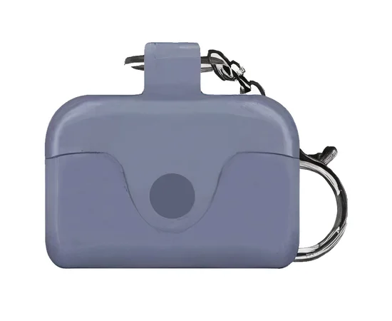 Силиконовый футляр на магните для наушников  AirPods Pro Серый / Lavender Gray