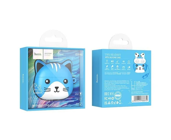 Bluetooth навушники Hoco EW46 TWS Dodge Cat